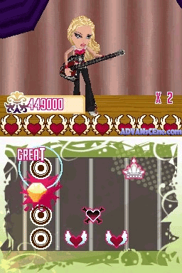 Bratz Girlz Really Rock! screenshot 3 for Nintendo DS